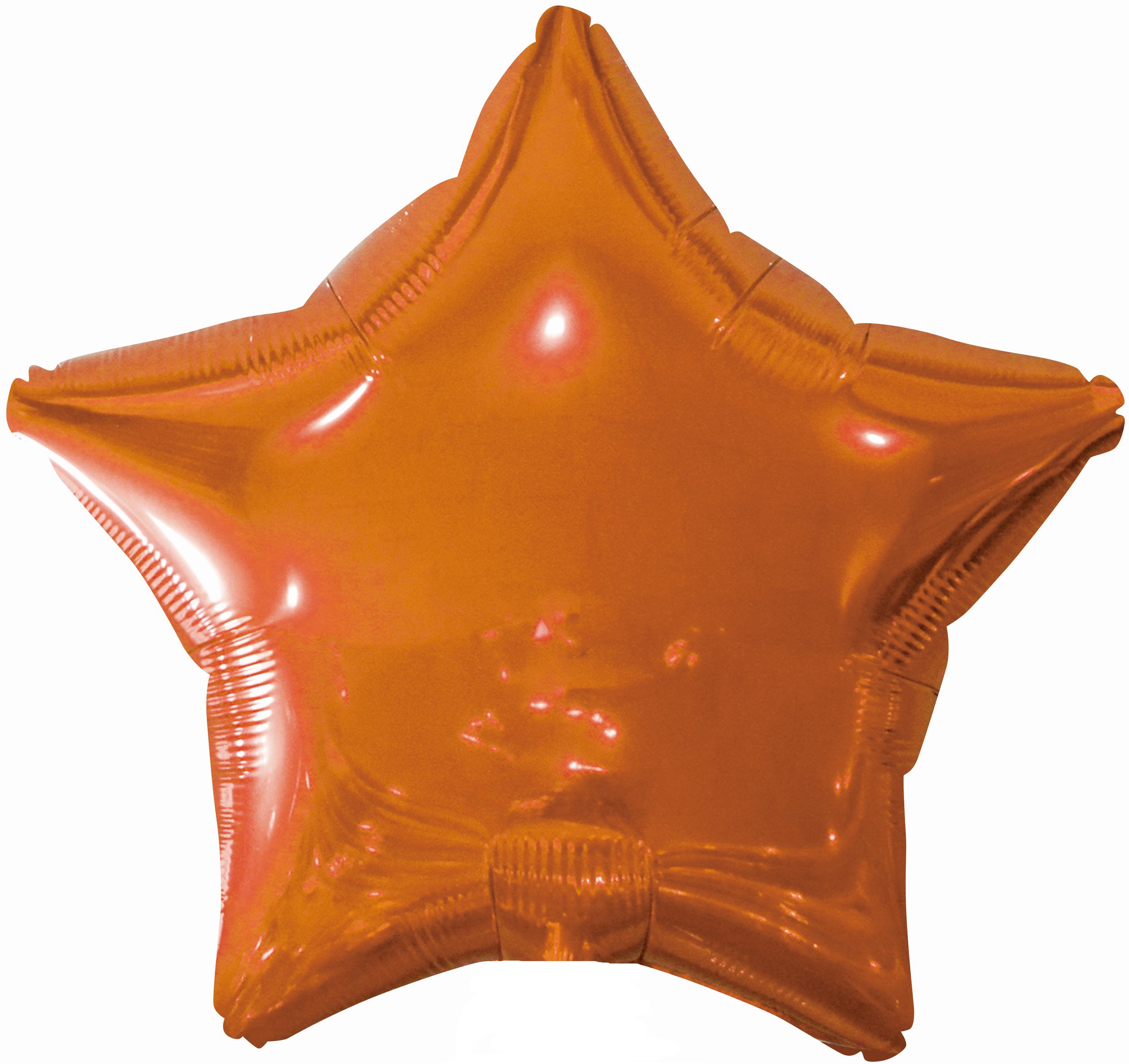 Шар Х 18" Звезда, Оранжевый, 1 шт.(18''/46 см) 