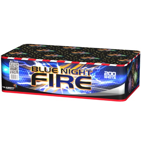 ПБС 120" Батареи салютов( 0,8"/200 выстр.) Blue night fire (2/1)/ MC149 