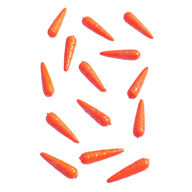 Муляж декоративный морковь, SF-1238, 10 шт