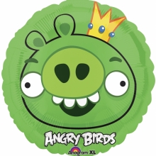 Шар А 18" Круг, HeSAVER Angry Birds Король свиней  S60 (в инд.уп.)