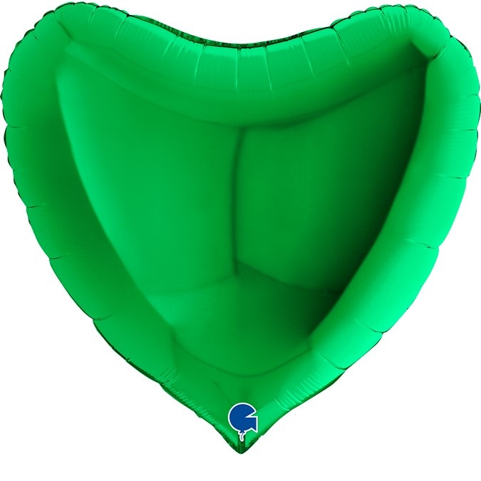 Шар Г 18" Сердце, Зеленый 