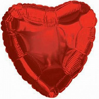 Шар С 9'' Сердце, Красный от магазина Сфера Новосибирск