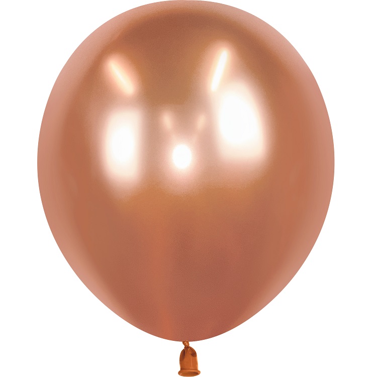 Шар Х (10''/25 см) Хром, Золото розовое (K3/802)