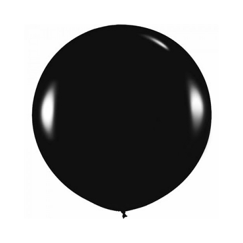 Шар БК 36" Пастель черный/Black /БК
