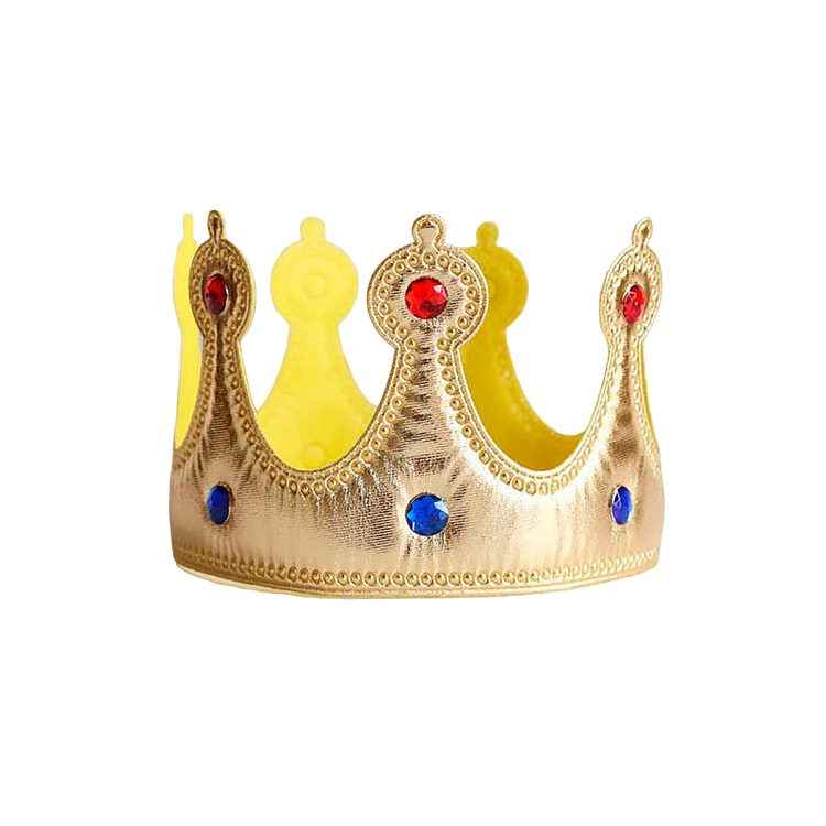 Корона Принц мягкая, золото/Сф