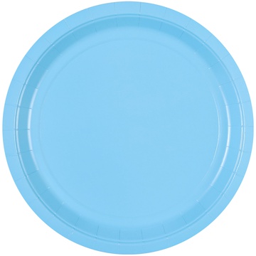 Тарелка Пастель голубая 23 см, 6 шт /ВЗ
