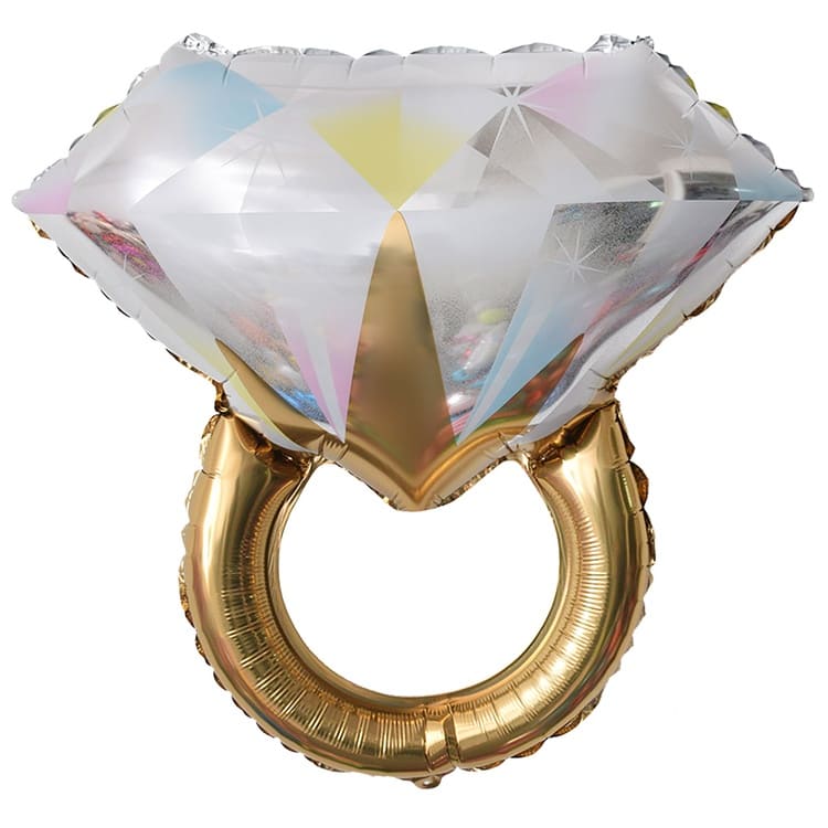Шар Х 27" Фигура, Кольцо с бриллиантом, золото  от магазина Сфера Новосибирск