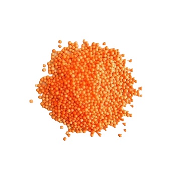 Шарики пенопласт, мелкие, Оранжевый, (2-3 мм)
