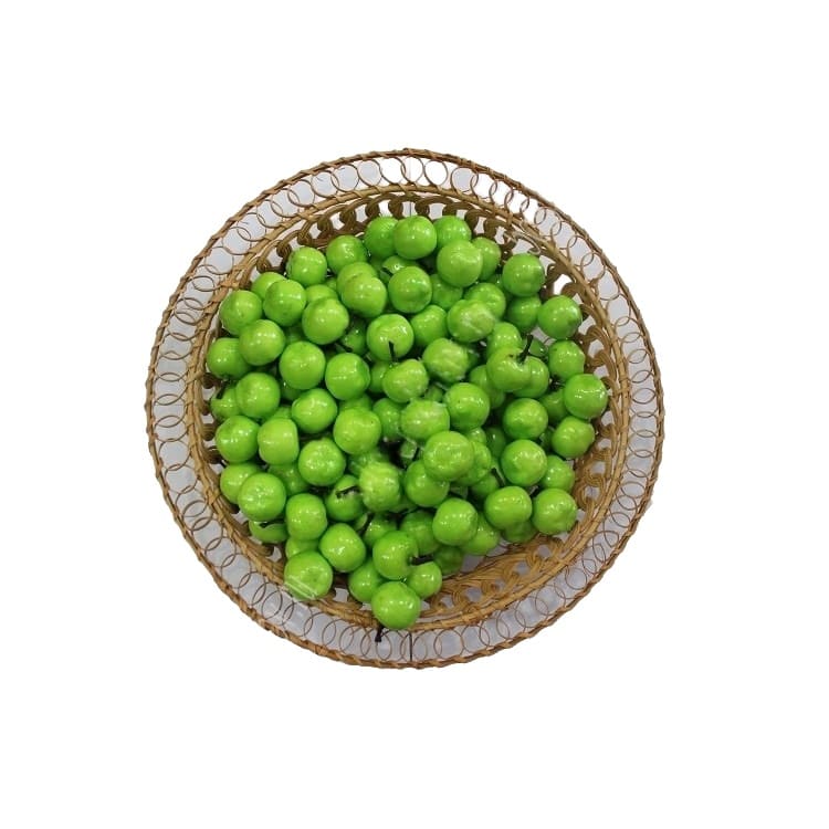 Муляж декоративный яблоки зеленые, средние, SF-2327, 10 шт