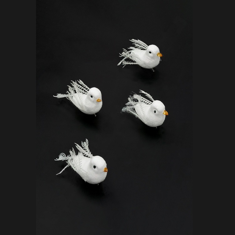 Декоративные "Птички", с зажимом, 8,5 см 4 шт 