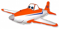Шар Ф Фигура, Гоночный самолет, Оранжевый (81 см)