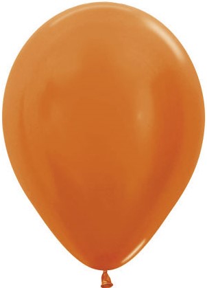Шар S 10"/561 Металлик, Оранжевый