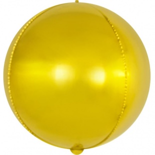 Шар Х Мини-Сфера 3D, Золото (10"/25 см)
