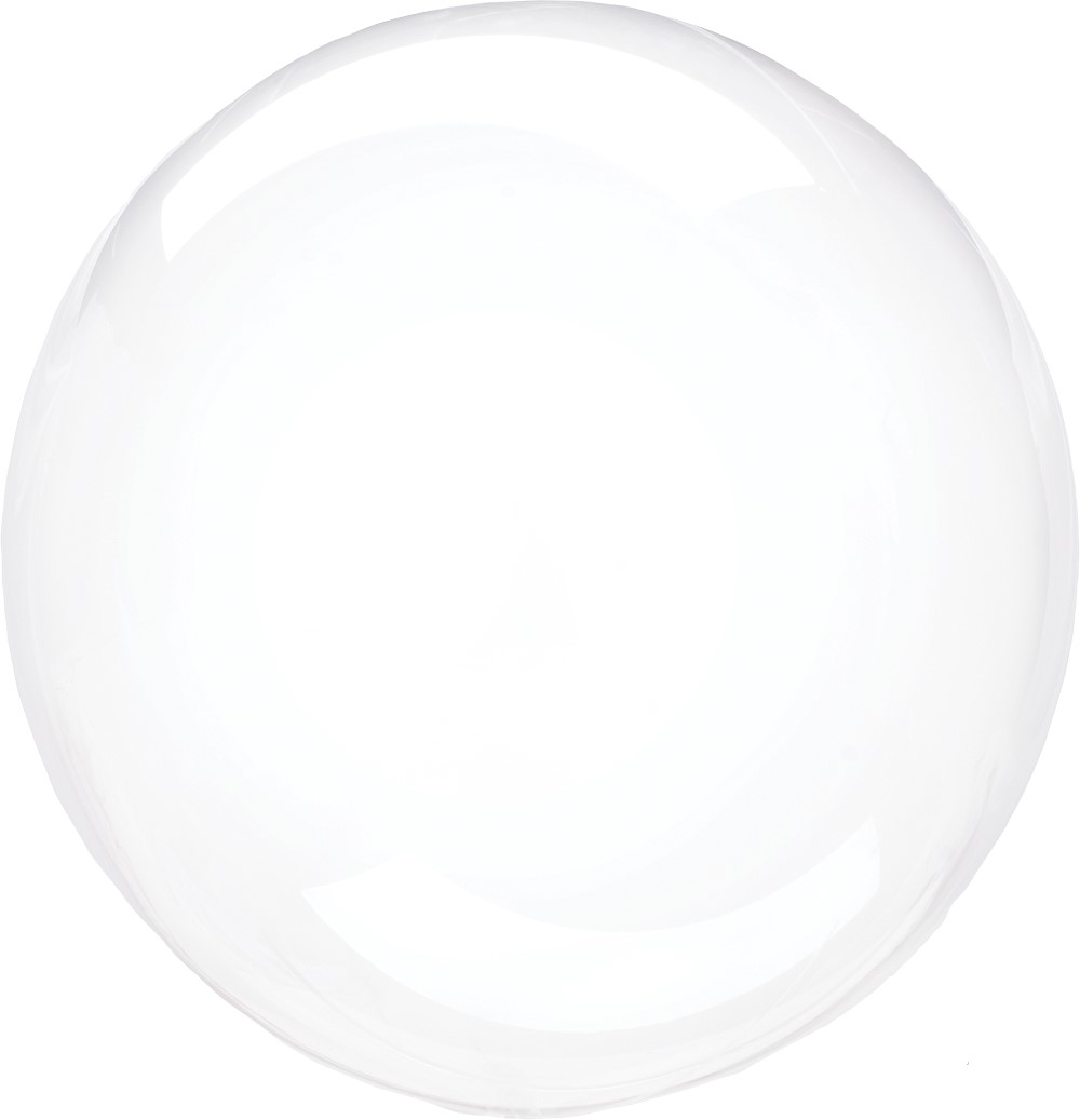 Шар Х 3D МИНИ СФЕРА 10" Deco Bubble, Прозрачный, Кристалл, 10 шт. в упак.