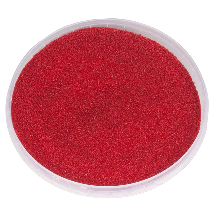 Песок цветной Красный MIXTOP фр. 0.4-0.8 мм RAL 3002