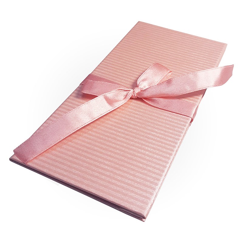 Коробка для денег , розовый перламутр (Прямоугольник, 17,2*8,3 см)