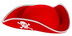 Шляпа пирата, Красная /ДБ