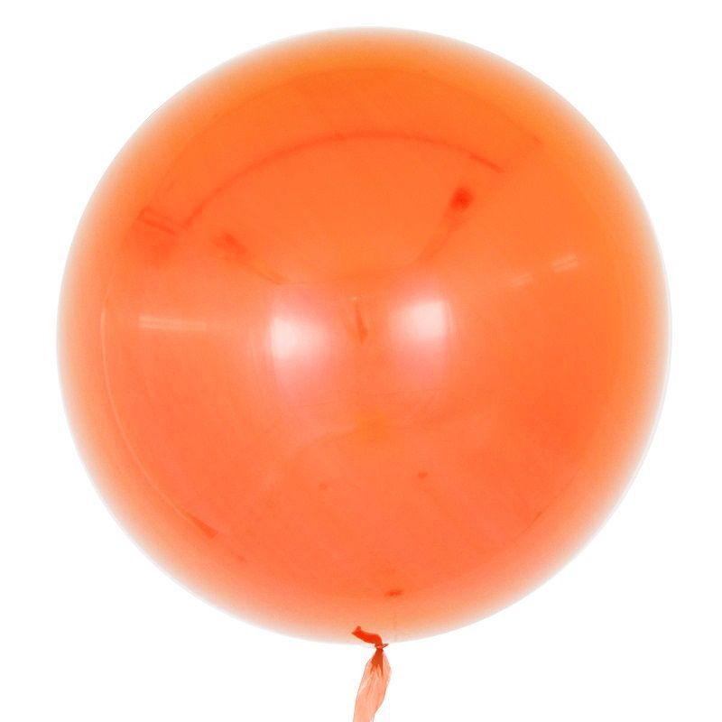 Шар Х 18" Сфера 3D, Deco Bubble, Оранжевый, Глянец
