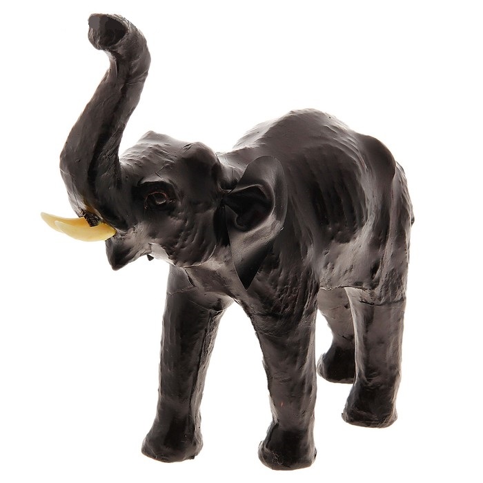 Сувенир Слон обтянутый кожей 30 см