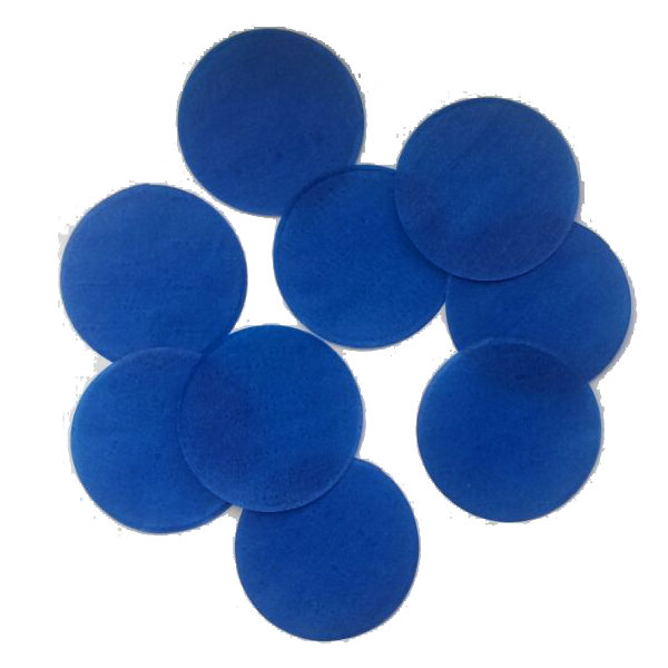 Конфетти Круг (d 4,2см) КК 042 СН синий, 100 гр.