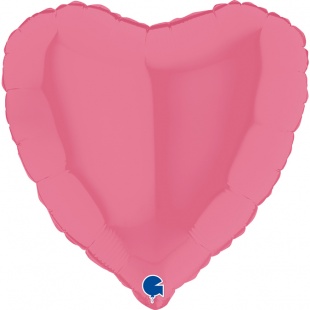 Шар Г 18" Сердце, Bubble Gum (розовый)