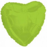 Шар С 18'' Сердце, Лайм зеленый
