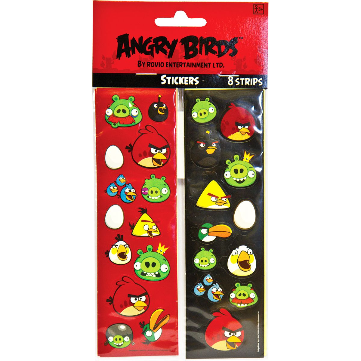 Наклейка Angry Birds, 8 листов/AМС