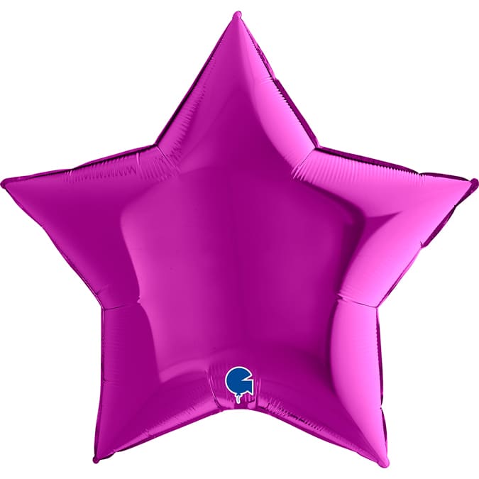 Шар Г 18" Звезда, Пурпурный