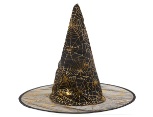 Шляпа ведьмы, Паутина черная, 45 см