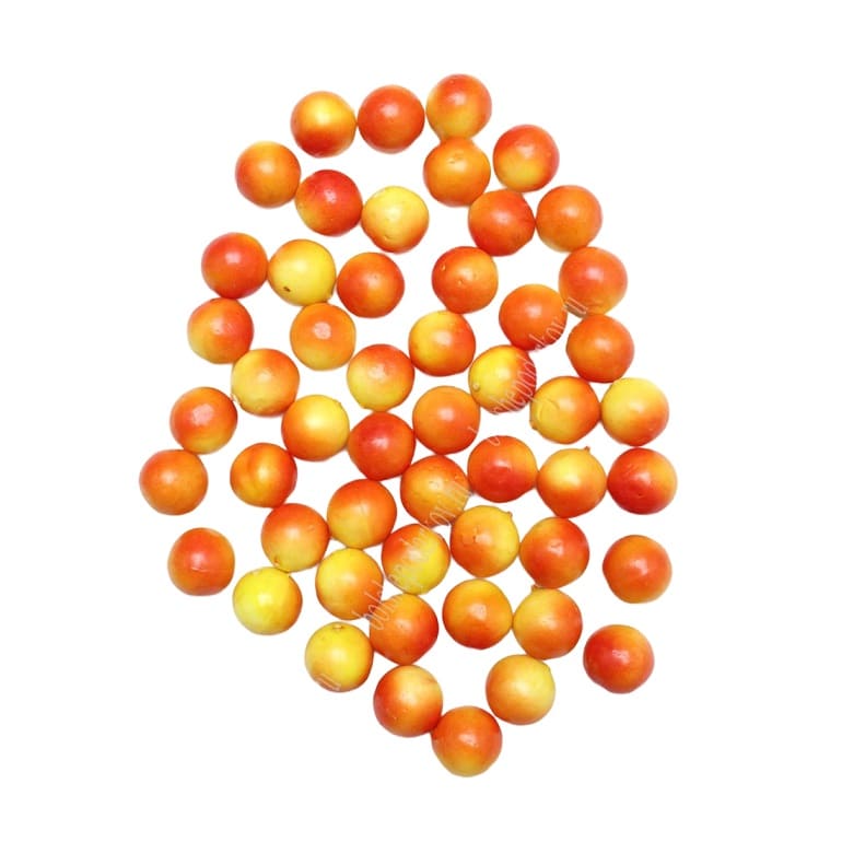 Муляж декоративный Апельсин желто-оранжевый, маленький, SF-20, 20 шт