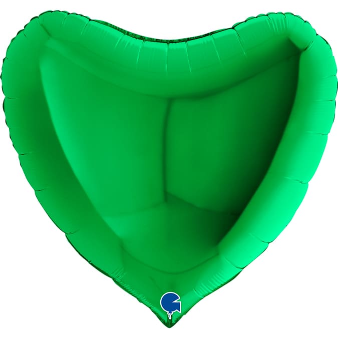 Шар Г 9" Сердце, Зеленый 