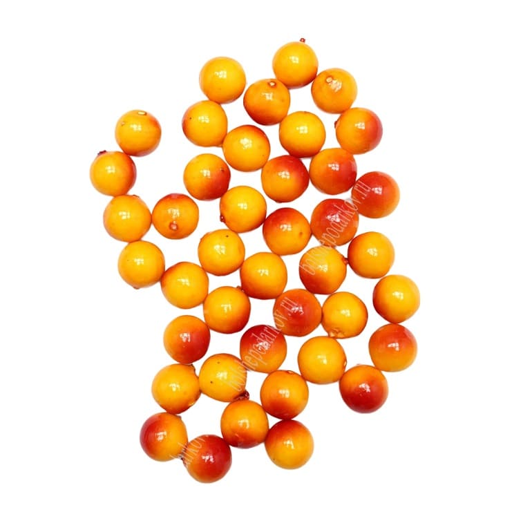 Муляж декоративный Апельсин оранжево-красный, маленький, SF-20, 20 шт