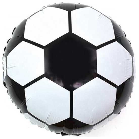 Шар с клапаном Х (15"/38 см) Мини-фигура, Футбольный мяч