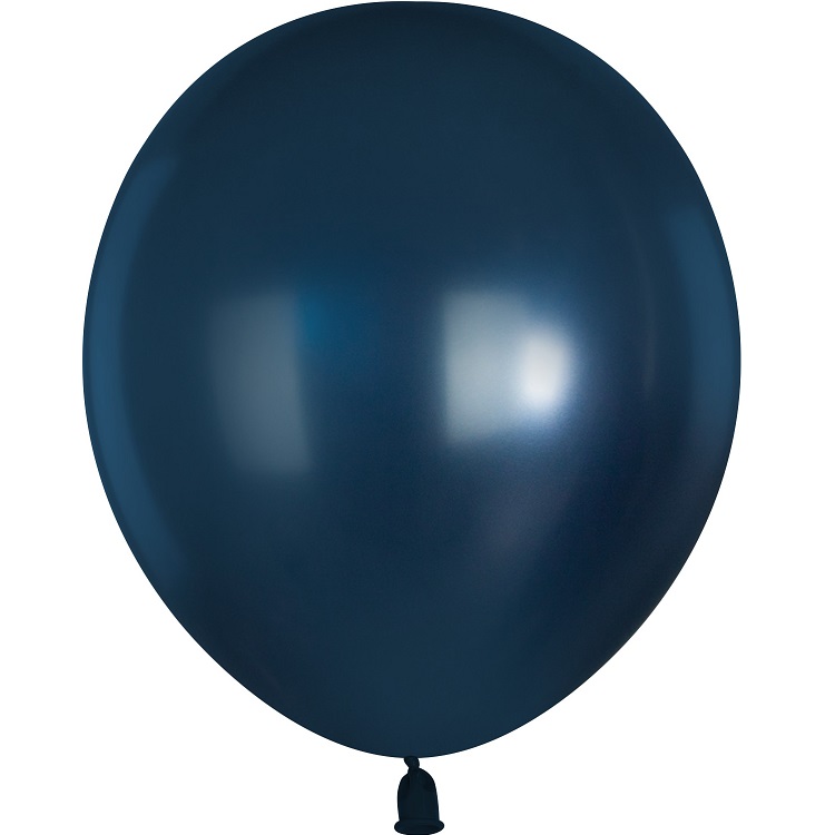 Шар Х (5''/13 см) Металлик, Синий темный (M77/518)