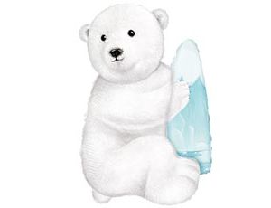 Шар Х Фигура, Медведь полярный белый