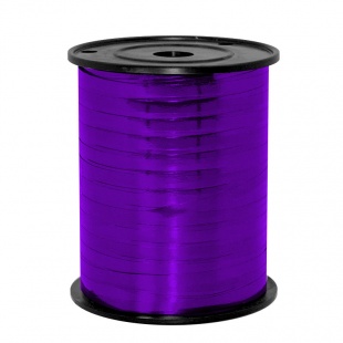 Лента декор металлик 0,5*250 Фиолетовая/Гидропласт