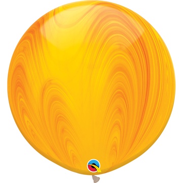 Шар Q 30" Супер Агат Yellow Orange