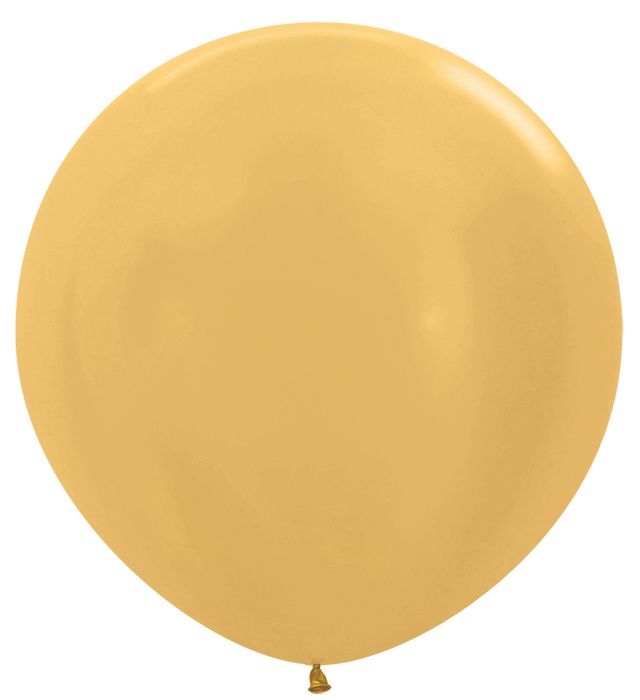 Шар S 24"/570 Металл Золото / Gold (60 см)