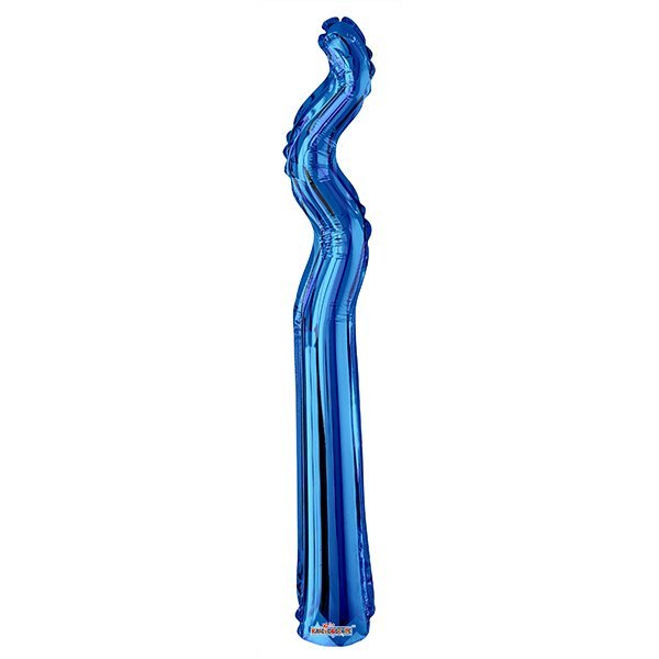 Шар К (14"/36см) Змейка ROYAL BLUE