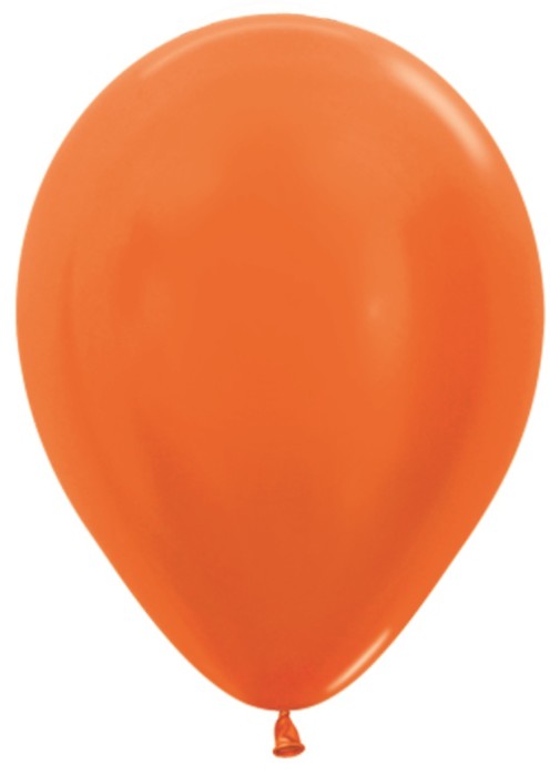 Шар S 9"/561 Металлик Оранжевый / Orange