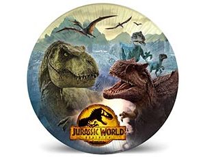 Тарелка бумажная Jurassic World 18 см, 6 шт