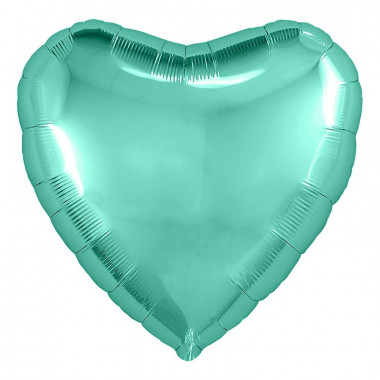 Шар Ag 9" Сердце, Бискайский зеленый