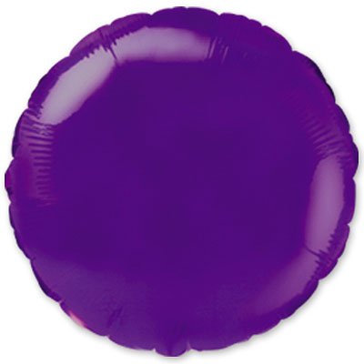 Шар Ф 32" Круг, Фиолетовый, Металлик