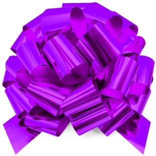 Бант-Шар, Фиолетовый, Металлик, 36 см, 1 шт. /ДБ