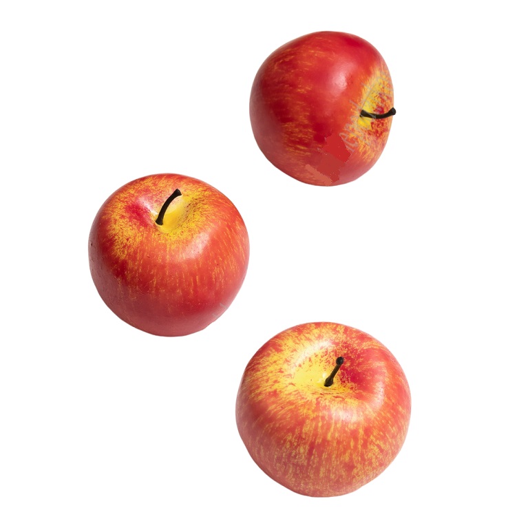 Муляж яблоко красно-желтое /красно-розовое