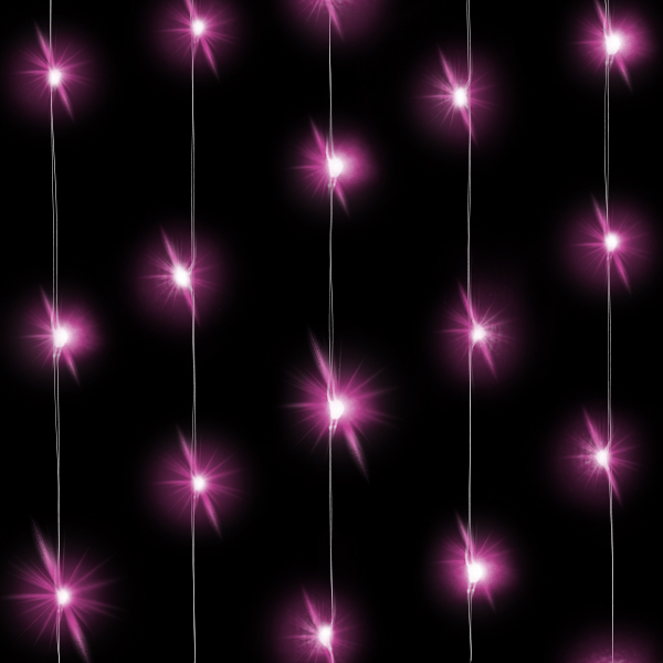 Светодиодная нить Розового свечения, 3м, 30 Led /ДБ