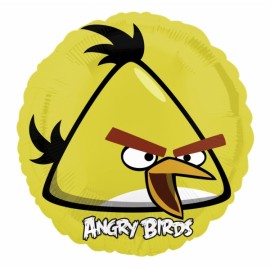 Шар А 18" Круг, HeSAVER Angry Birds Желтая птица S60